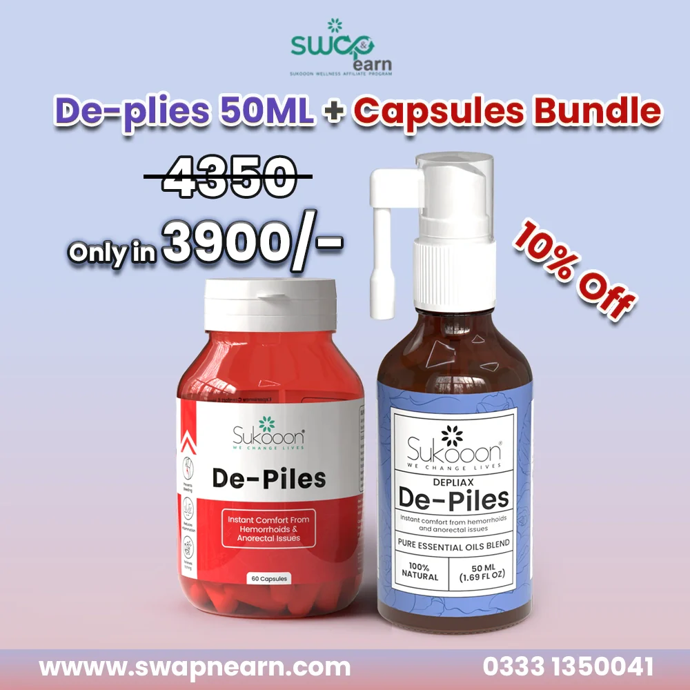 De-Piles Capsule+ Essential Oil Blend For Hemmorhoids - Image 2