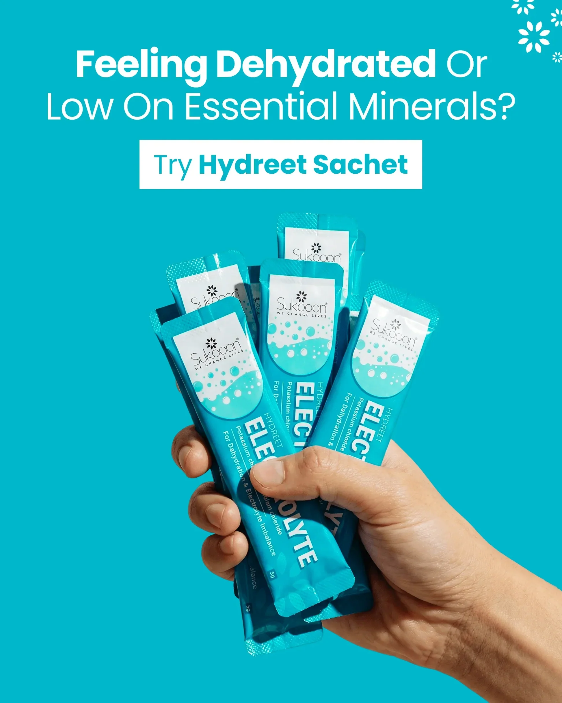 HYDREET Electrolytes (Potassium+ Sodium) Sachet by Sukooon 10's - Image 3