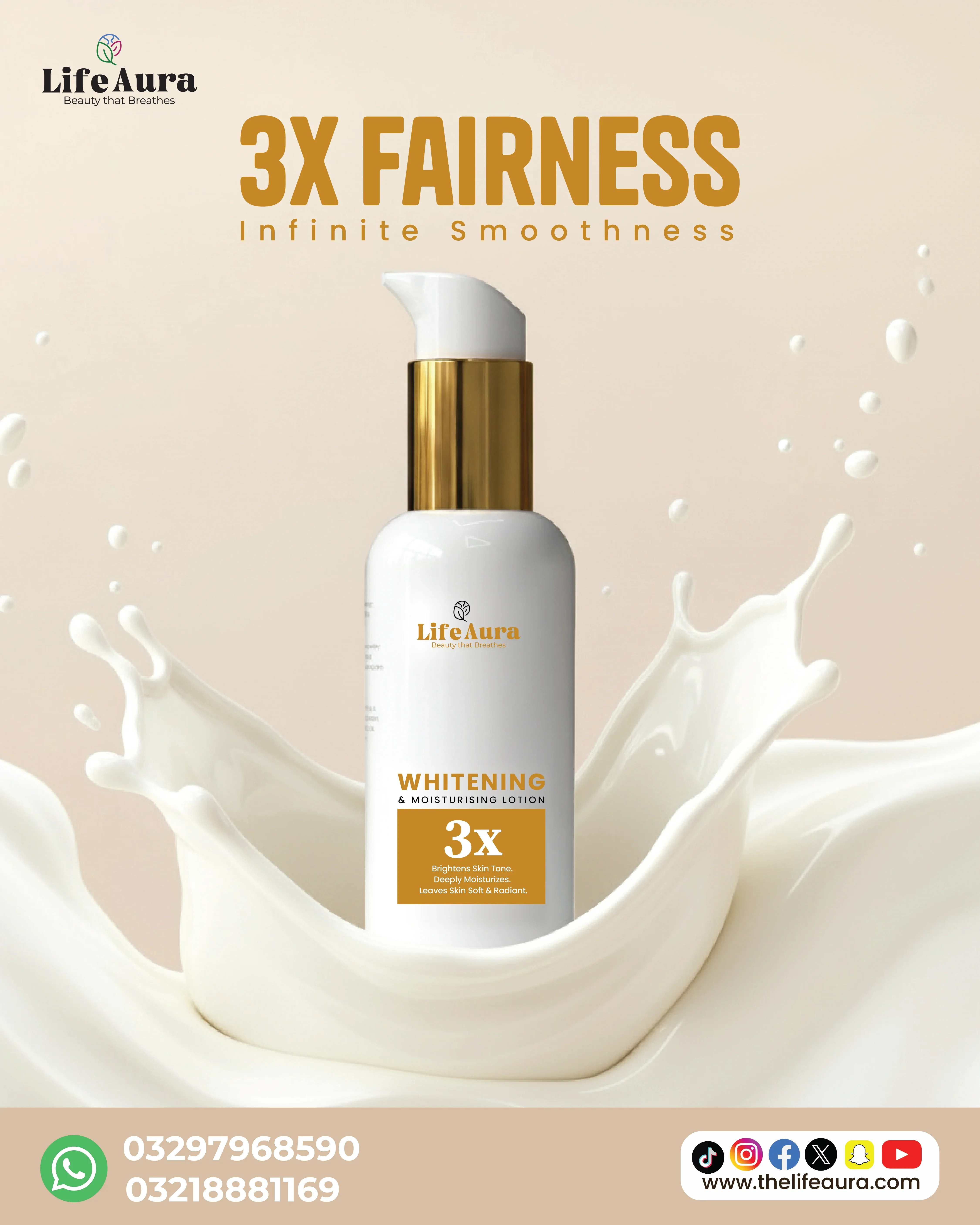 Life Aura Body Lotion - Image 2